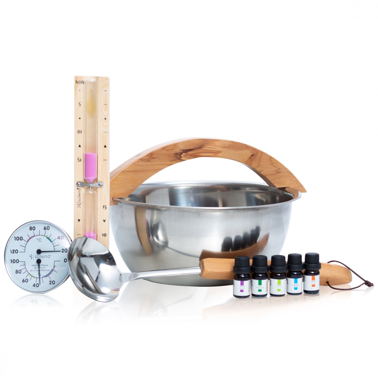 Sauna Set 9teilig Edelstahl Saunazubehör