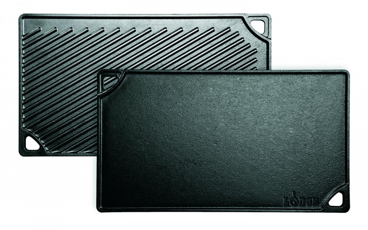 Grillplatte Gusseisen 425 x 24 cm IRON GRIDDLE