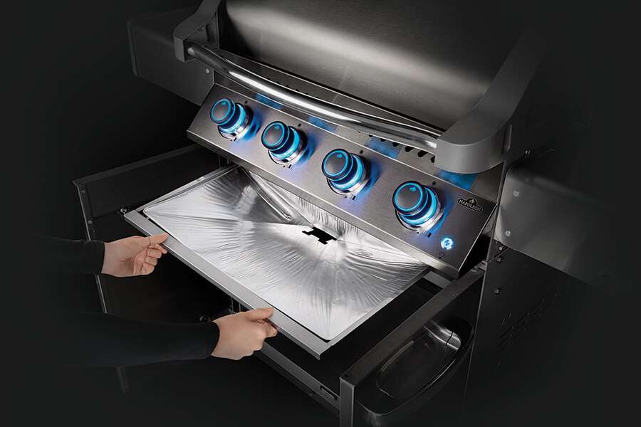 30x Fettauffangbehälter Für Blackstone Grill – Aluminiumfolie, 7,9x3,6x2,8 Zoll, Für 43-91 Cm Platten