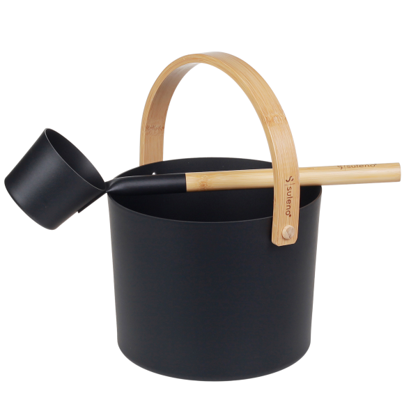 Sauna Set KJELL | 2-teilig Kübel Kelle