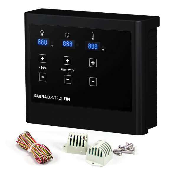 Steuergerät für Saunaöfen – Elektronische Saunasteuerung 10–100 °C (3,5 - 9,0 kW)