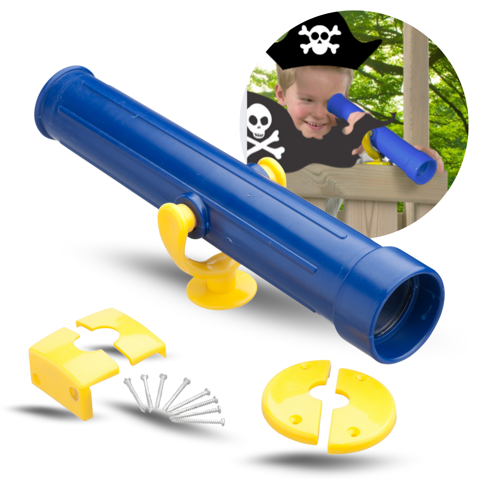 Fernrohr Kinder HENRY Spieturm Zubehör Teleskop Fernrohr Piratenzubehör Fernglas