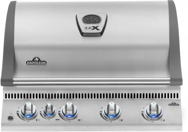 Gasgrill LEX 485 RB Edelstahl Einbau-Grillaufsatz