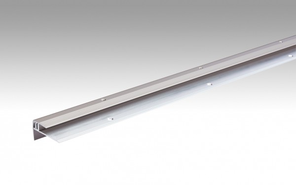 Treppenkantenprofil Typ 203 (7 bis 16 mm) Edelstahl-Oberfläche 340