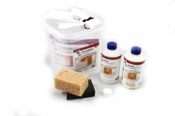Sauna Pflegebox Reiniger + Pflegemilch