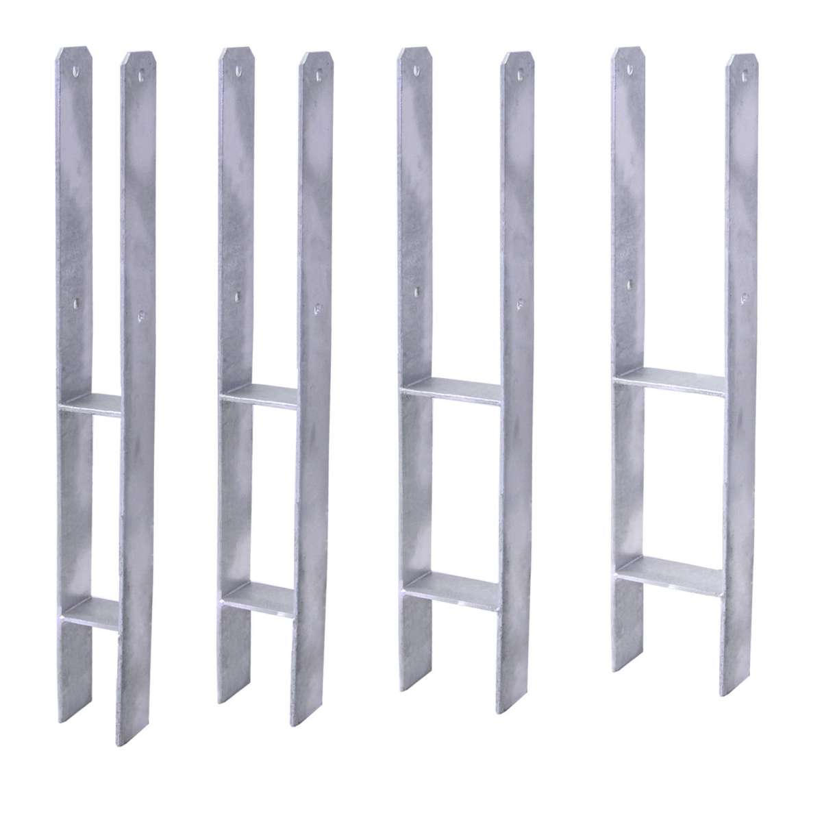 H-pfostenträger 91 X 91 X 600 Mm H-Pfostenträger zum Einbetonieren 71, 91, 101, 121 mm | Pfostenträger