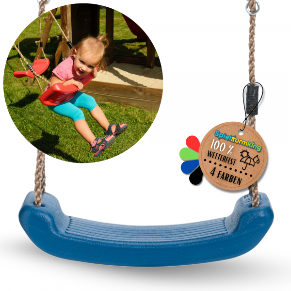 Schaukelsitz Kunststoff LEONIE wetterfest - Robuste Schaukel für Spielturm &amp; Garten