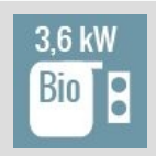 3.6 kW Bio-Kombiofen ext. Steuerung